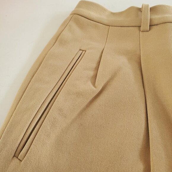 DKNY Camel/Tan Color Detachable Stirrup Strap Stretch Equestrian Style Pants 8 - Picture 5 of 10
